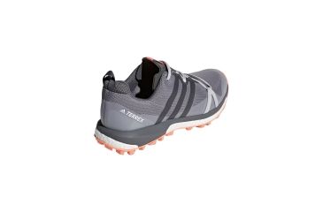 Image of Adidas Terrex Women's Terrex Agravic Trailrunning Shoes, Grey Three/Grey Four/Chalk Coral, 5 US, CQ1732-5