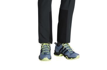 Image of Adidas Terrex Women's Terrex AX2R Hiking Shoes, Raw Grey/Black/Semi Frozen Yellow, 5 US, CM7721-5