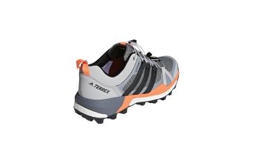 Image of Adidas Terrex Women's Terrex Skychaser GTX Trailrunning Shoes, Grey Two/Black/Hi-Res Orange, 5 US, CQ1745-5