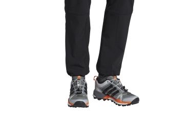 Image of Adidas Terrex Women's Terrex Skychaser GTX Trailrunning Shoes, Grey Two/Black/Hi-Res Orange, 5 US, CQ1745-5