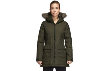 Image of Adidas Terrex Xploric Parka - Women's, Night Cargo, Extra Small, CY8600-XS
