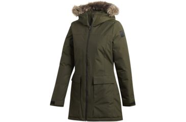 Image of Adidas Terrex Xploric Parka - Women's, Night Cargo, Extra Small, CY8600-XS