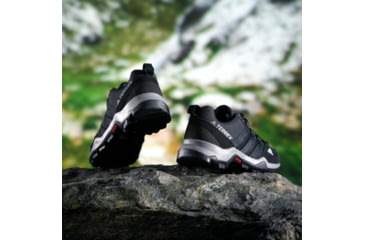 Image of Adidas Terrex Ax2R - Kids, Black/Black/Vista Gray, 11K, BB1935-11K