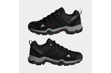 Image of Adidas Terrex Ax2R - Kids, Black/Black/Vista Gray, 11K, BB1935-11K