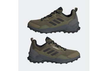 Image of Adidas Terrex AX4 Hiking Shoe - Mens, Focus Olive/ Black/Grey Five, 9US, HP7390-9
