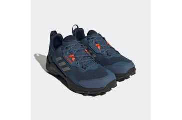 Image of Adidas Terrex AX4 Hiking Shoe - Mens, Wonder Steel/Grey Three/Impact Orange, 9,5US, HP7392-9-5