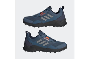 Image of Adidas Terrex AX4 Hiking Shoe - Mens, Wonder Steel/Grey Three/Impact Orange, 9,5US, HP7392-9-5