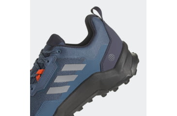 Image of Adidas Terrex AX4 Hiking Shoe - Mens, Wonder Steel/Grey Three/Impact Orange, 9,5US, HP7392-9-5