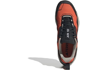 Image of Adidas Terrex AX4 Hiking Shoes - Mens, Non-Dyed/Core Black/Semi Impact Orange, 12 US, HQ9023-12