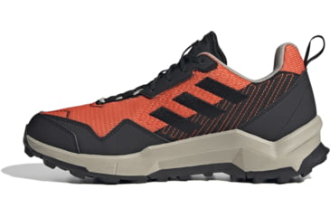 Image of Adidas Terrex AX4 Hiking Shoes - Mens, Non-Dyed/Core Black/Semi Impact Orange, 12 US, HQ9023-12