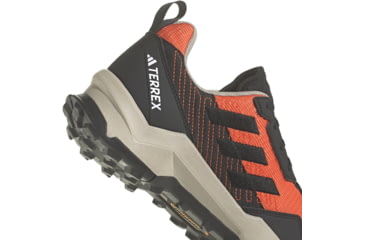 Image of Adidas Terrex AX4 Hiking Shoes - Mens, Non-Dyed/Core Black/Semi Impact Orange, 12 US, HQ9023-12