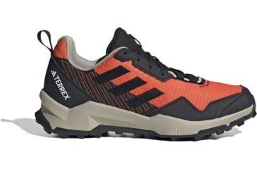 Image of Adidas Terrex AX4 Hiking Shoes - Mens, Non-Dyed/Core Black/Semi Impact Orange, 12 US, HQ9023-12