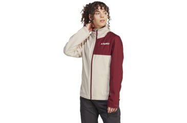 Image of Adidas Terrex Multi Rain Rdy Two-Layer Rain Jacket - Womens, Wonder Beige/Shadow Red, Medium, IP3839-M