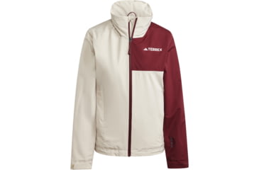 Image of Adidas Terrex Multi Rain Rdy Two-Layer Rain Jacket - Womens, Wonder Beige/Shadow Red, Medium, IP3839-M
