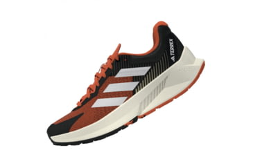 Image of Adidas Terrex Soulstride Flow Trail Running Shoes - Mens, Black/Crystal White/Impact Orange, 12US, HP5564-12