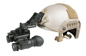 Image of AGM Global Vision NVG50 1/3x19mm Dual Tube Night Vision Goggle/Binocular 51 degree FOV Gen 2+, F/1.26, Level 1, Black, 12NV5122453011