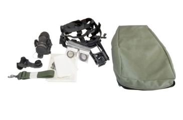 Image of AGM Global Vision PVS-14 OMEGA Multi-Purpose Night Vision Monocular, Mil-Spec, Gen 2+ White Phosphor, Photonis IIT, /w Manual Gain, Black 11PO4122454011