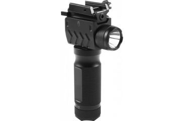 Image of AIM Sports Inc Flashlight 180 Lumens w/ Tactical Grip/Laser/Strobe/Aluminum FTGL180