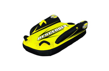 Image of Airhead Sportsstuff Descender Sports Tube, 45In, Black/Yellow, 30-2000