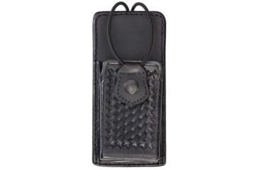 Image of Aker Leather Swivel Radio Holder, Motorola XTS 3000, Basketweave, Black, A588-BW-XTS3000
