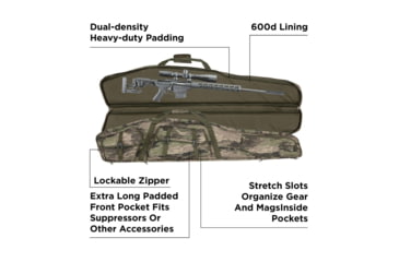 Image of Allen Velocity Tact Rifle Case, A-Tacs Intermediate Extreme Camo, 55in, 10938
