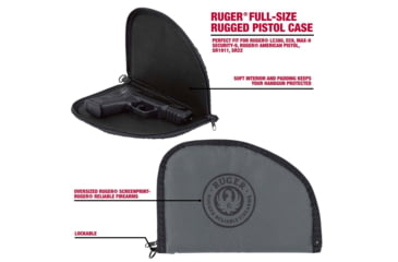 Image of ALLEN 27452 RUGER RUGGED PISTOL CASE FULL-SIZE