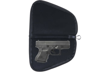 Image of Allen Auto-Fit 2.0 Handgun Case, Black, 10.5 in x 7.25 in, 7749