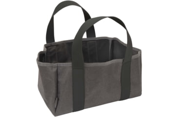 Image of Allen Competitor Premium Molded Lockable Range Bag, Internal Tote and Fold-Up Gun Mat, Heather Gray/Red, 16.6 in x 9 in x 11.8 in, 8325