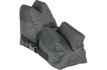 Image of Allen Eliminator Front/Rear Range Bag Combo w/Connected Style Front and Rear, Gray, Polyester, 18415