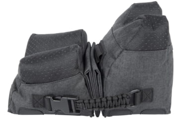 Image of Allen Eliminator Front/Rear Range Bag Combo w/Connected Style Front and Rear, Gray, Polyester, 18415