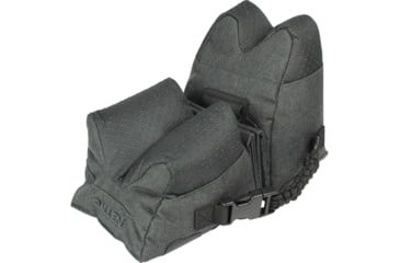 Image of Allen Eliminator Front/Rear Range Bag Combo w/Connected Style Front and Rear, Gray, Polyester, 18415