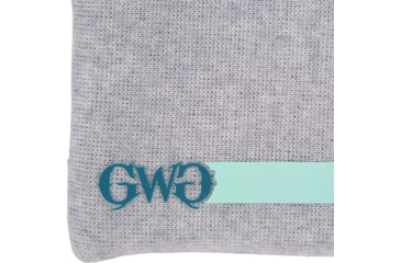 Image of Allen Girls With Guns Lockable Handgun Storage Pouch, Compact, 5-Inch to 7-Inch Handguns, Gray/Blue, 9073