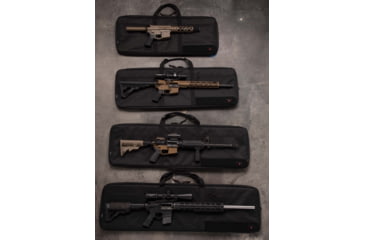 Image of Allen Tac Six Division 32 in Tactical Gun Case, Black, 10823