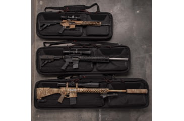 Image of Allen Tac Six Unit 38 in Tactical Gun Case, Black, 10838