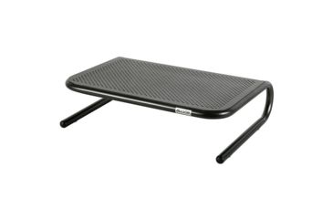 Image of Allsop 14in Wide Metal Art Jr. Monitor Stand w/ Keyboard Storage Space, Holds 40 lbs, Black 30165