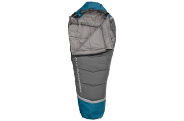 Image of ALPS Mountaineering Blaze 0 Sleeping Bag, Charcoal/Gray, Regular, 4551133