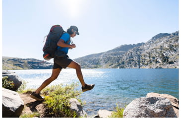 Image of ALPS Mountaineering Canyon 55L Pack, Gray/Chili, 6852049