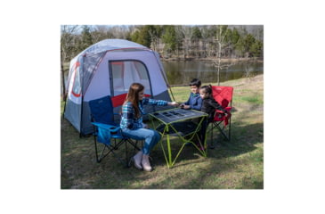 Image of ALPS Mountaineering Eclipse Table Tic-Tac-Toe, Charcoal/Citrus, One Size, 8369857