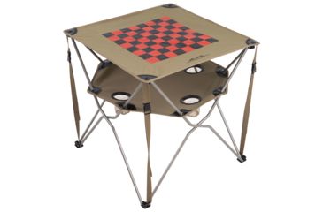 Image of ALPS Mountaineering Eclipse Table with Checkerboard Top, 27 x 27 x 26 inches, Khaki, 8360114