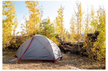 Image of ALPS Mountaineering Helix 2-Person Tent, Charcoal/Red, 5222318