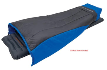 Image of ALPS Mountaineering Radiance Lightweight Quilt, Blue/Charcoal, 4990402