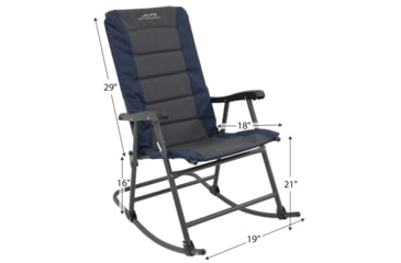 Image of ALPS Mountaineering Rocking Chair, Navy/Charcoal, One Size, 8119953