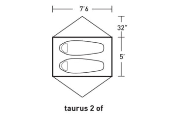 Image of ALPS Mountaineering Taurus 2-Person Outfitter Tent, Tan/Green, 5222915