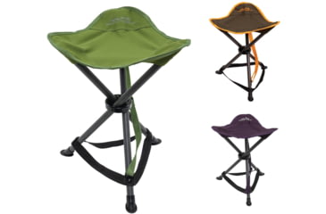Image of ALPS Mountaineering Tri-Leg Stool, Cactus, Clay/Apricot, Eggplant