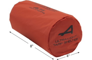 Image of ALPS Mountaineering Ultra-Light Tarp Shelter, Charcoal/Red, 5970018