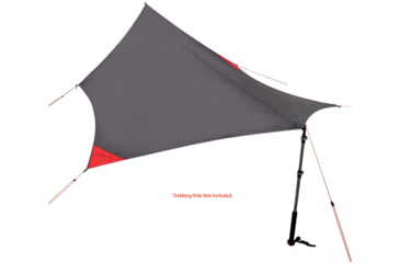 Image of ALPS Mountaineering Ultra-Light Tarp Shelter, Charcoal/Red, 5970018