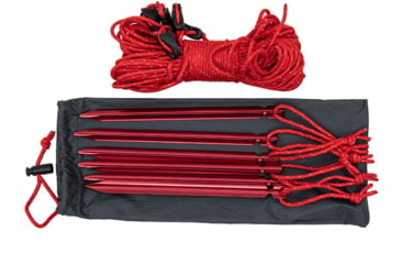 Image of ALPS Mountaineering Ultra-Light Tarp Shelter, Charcoal/Red, 5970018