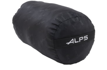 Image of ALPS Mountaineering Wisp Sleeping Bag, Charcoal/Red, 4900042