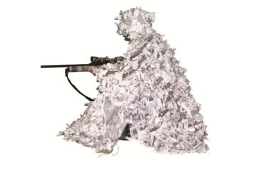 Image of Altan Ambush Snow Leaf Cover Poncho, Snow Camo, One Size, AMB-COVER-05