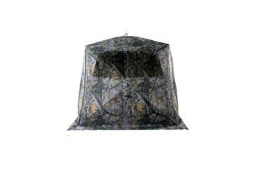 Image of Altan Blockhouse Hunting Blind, 3-Person, 150D, Camo, 75 x 75 x 65 in, B-D413K-05